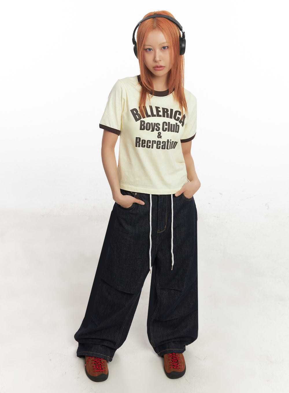 Billerica Graphic Cotton Top IA517