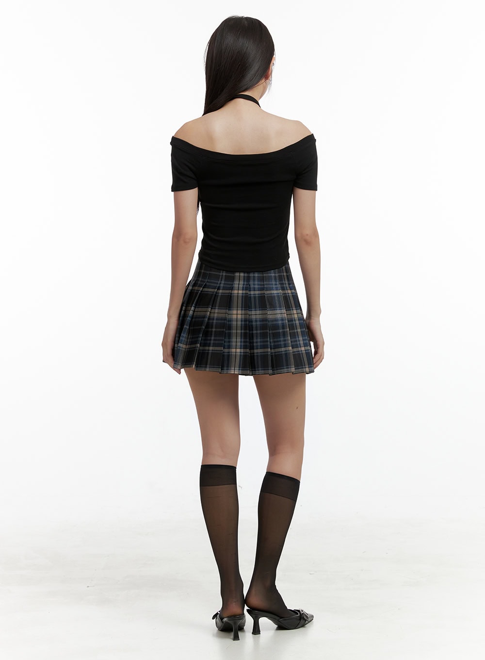 Off Shoulder Strap Halter Top OL401