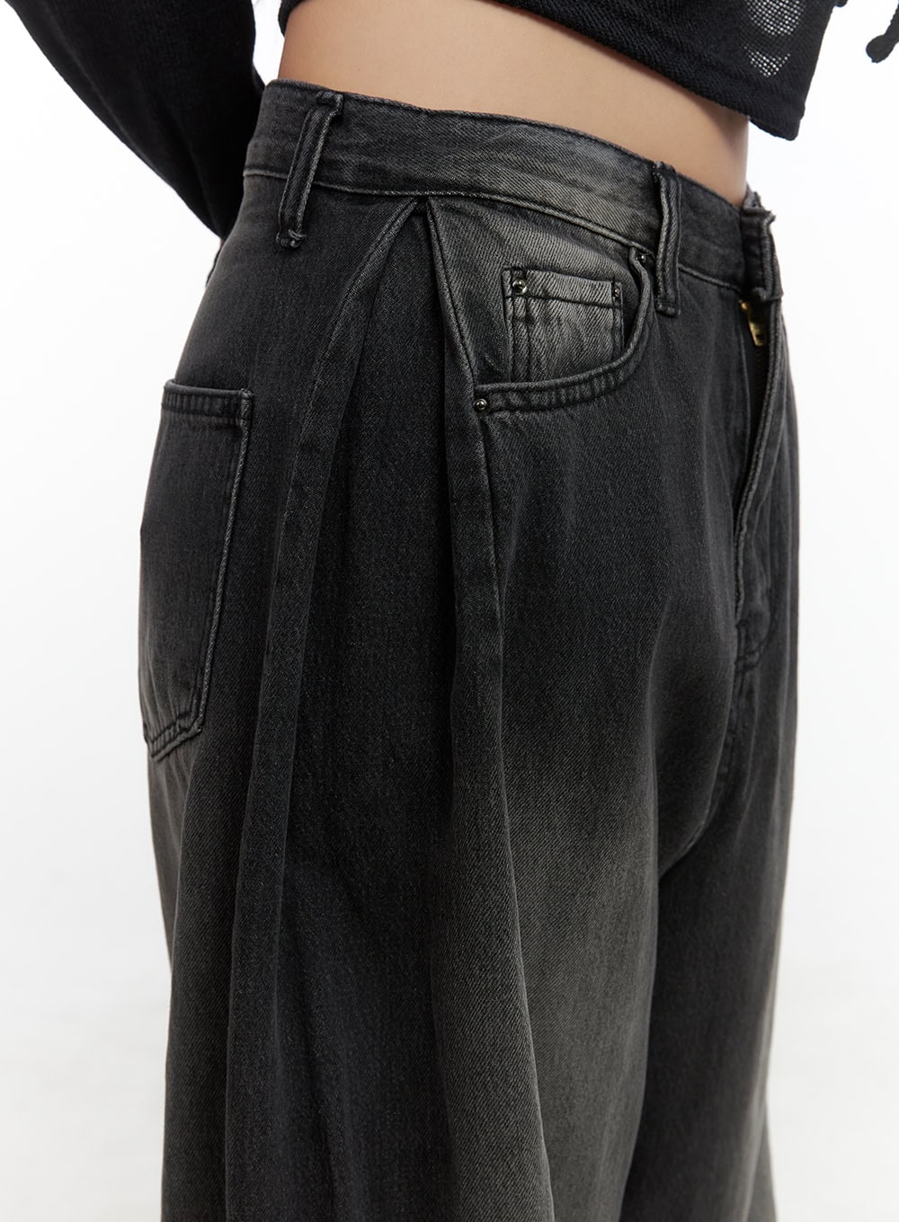 Margo Wide Fit Washed Denim Jeans CO417