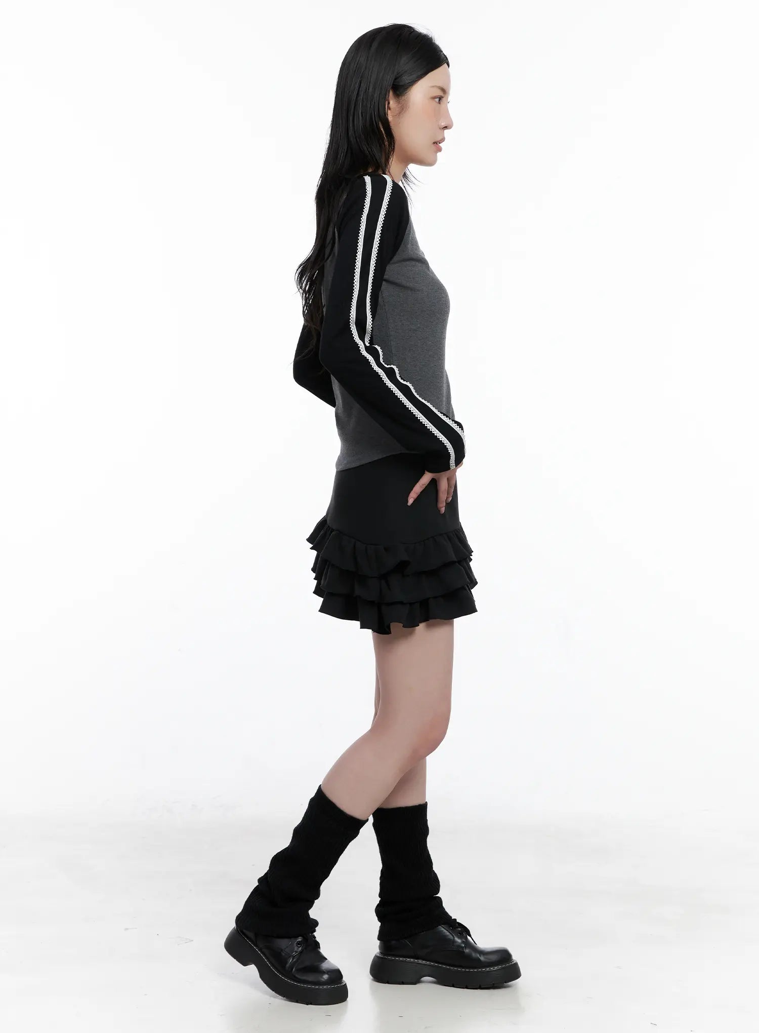 Ruffle Mini Skirt CS529