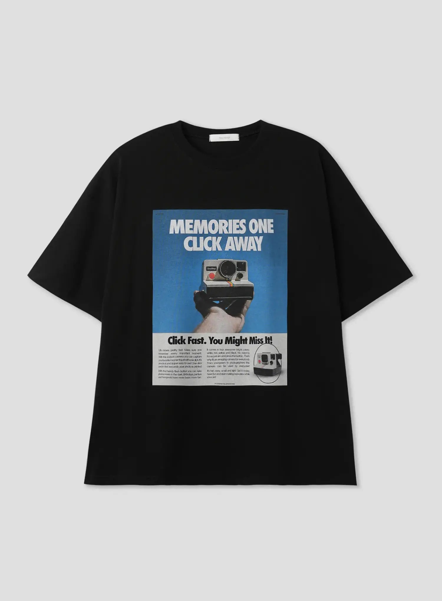 Polaroid Print Graphic T-Shirt IL516