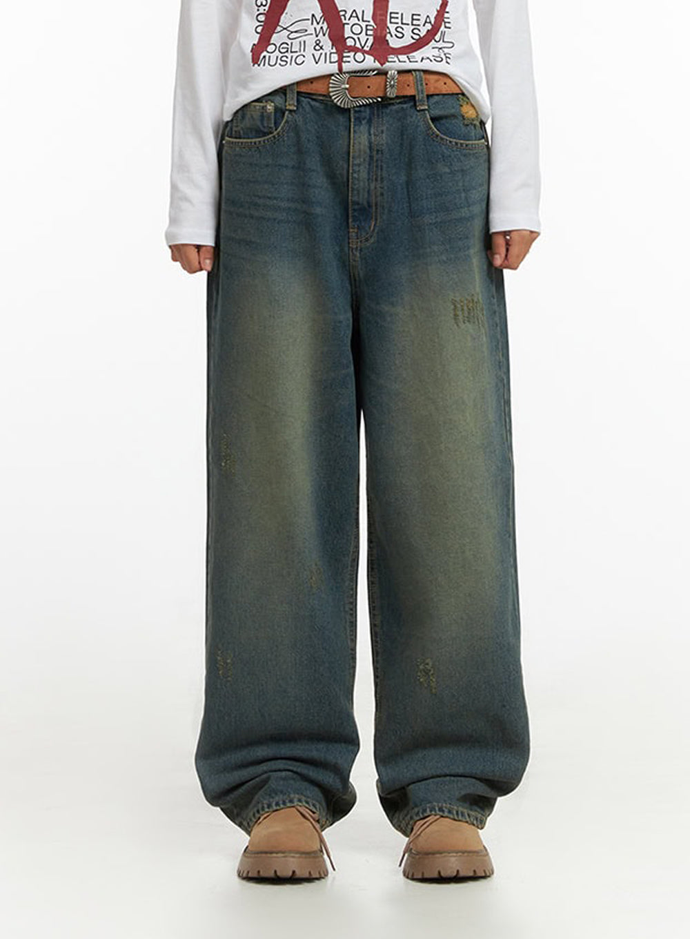 Anya Wide Fit Denim Jeans IO409