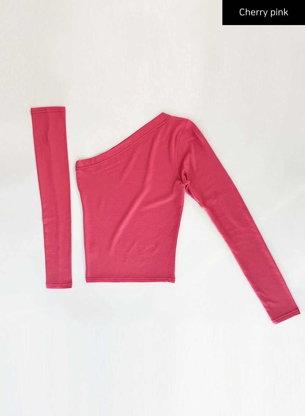 One Shoulder Cut Out Crop Top