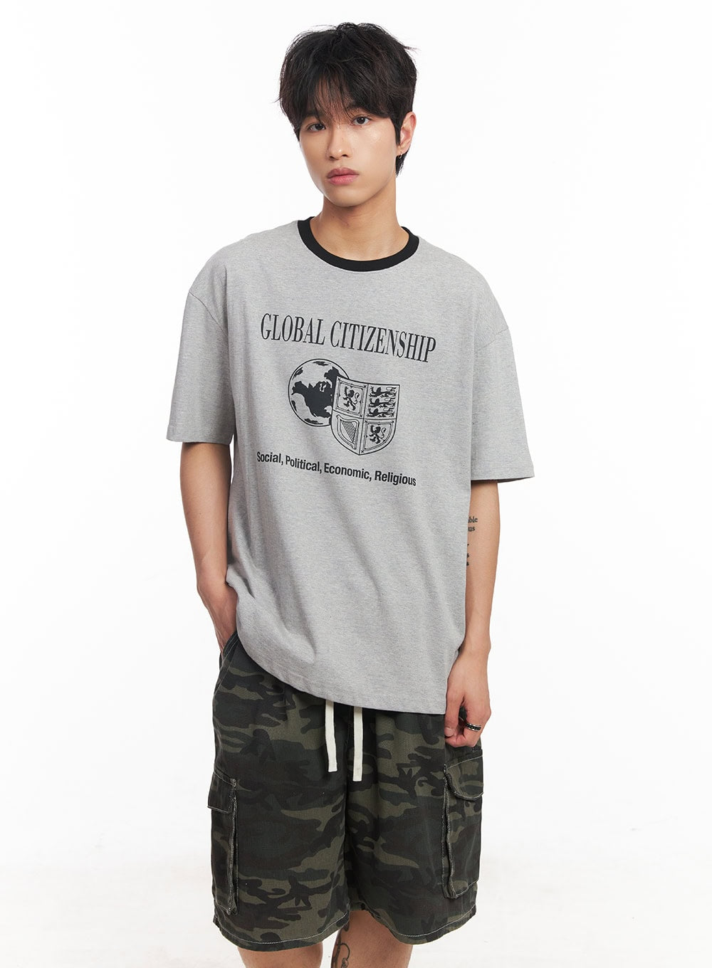 Men's Global Graphic T-Shirt IY508