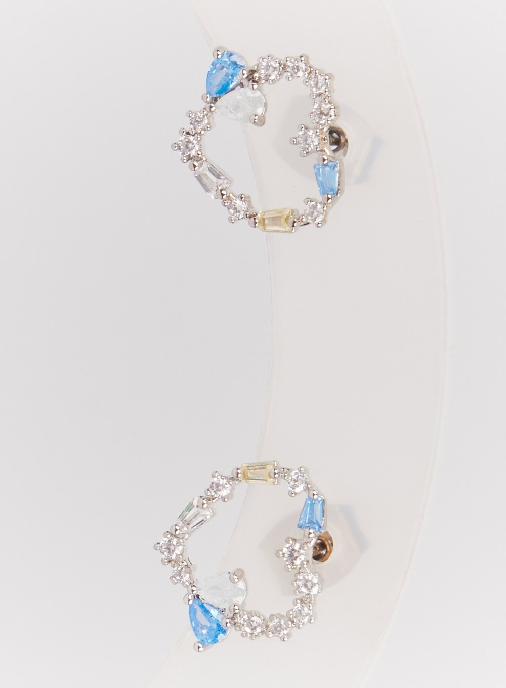 Sapphire Blue Cubic Earrings IM528