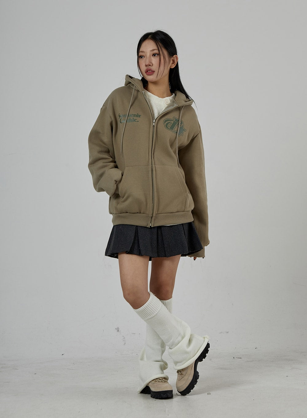 Graphic Zipper Hoodie Sweatshirt Unisex CD26