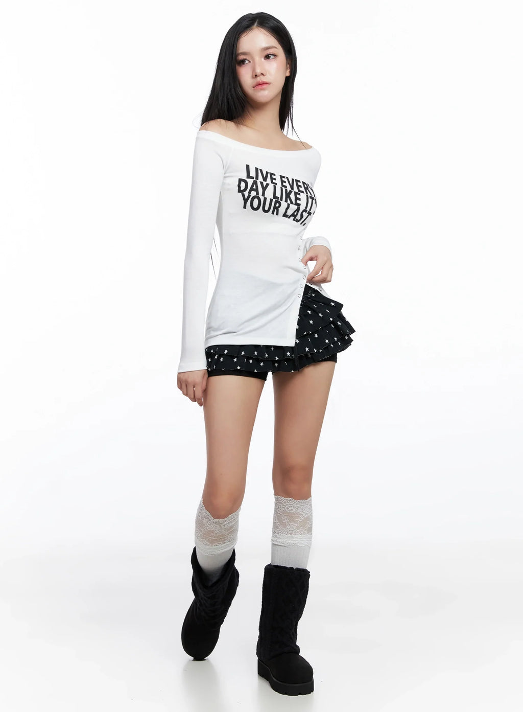 Star Ruffle Skort IS525