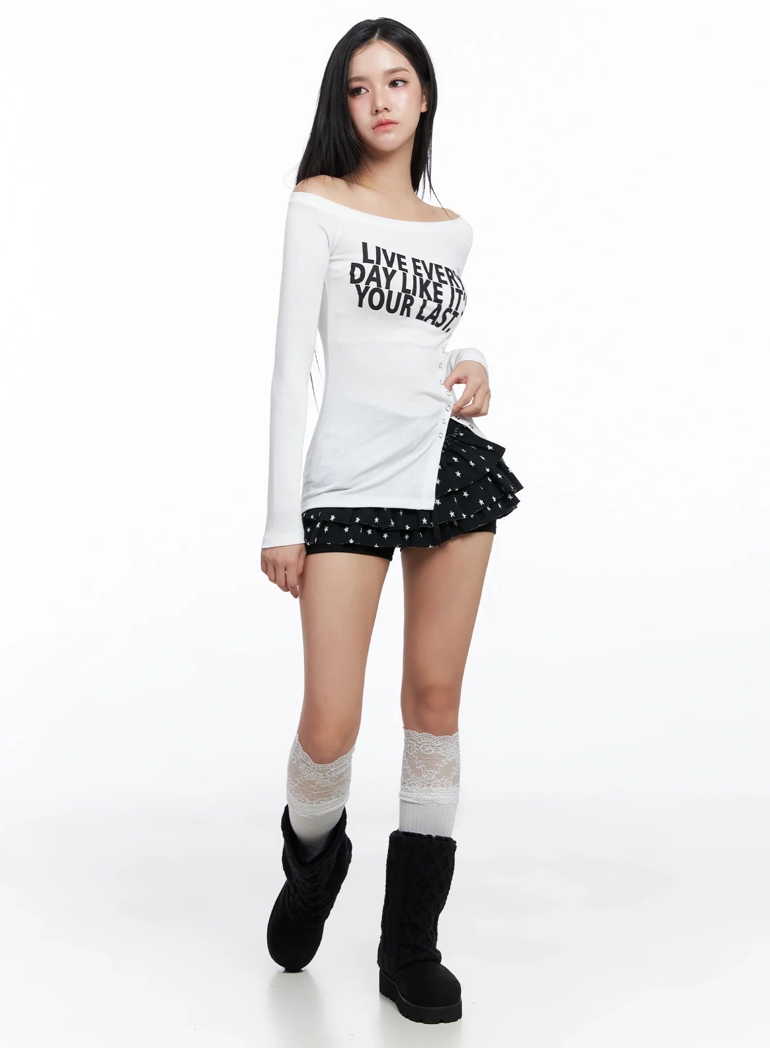 Star Ruffle Skort IS525