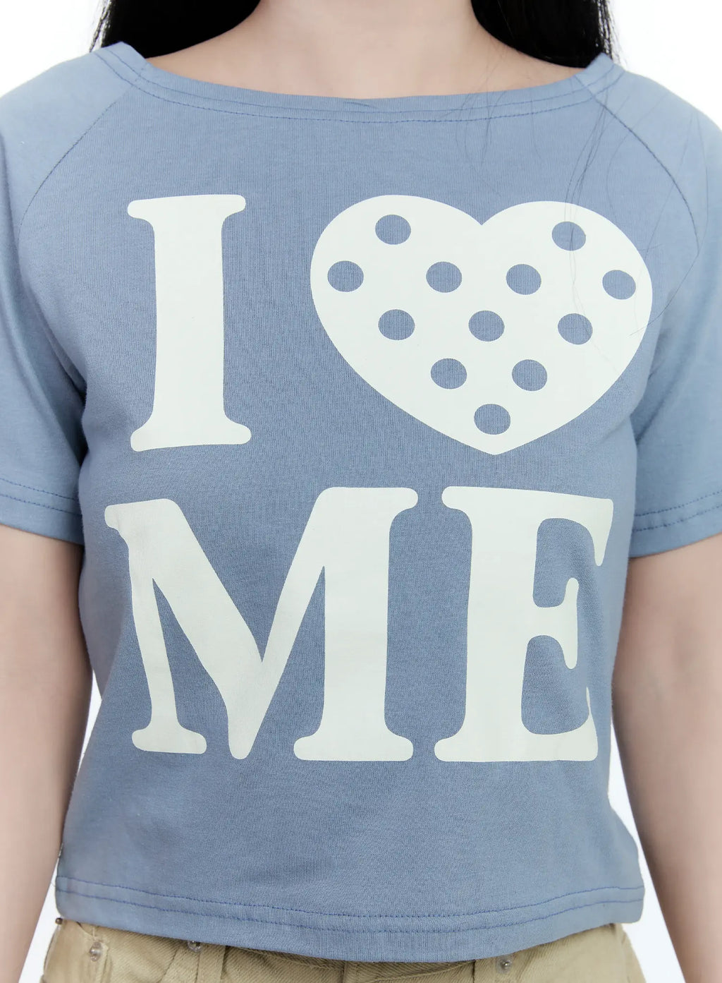 Casual "I Love Me" Graphic Tee CG501