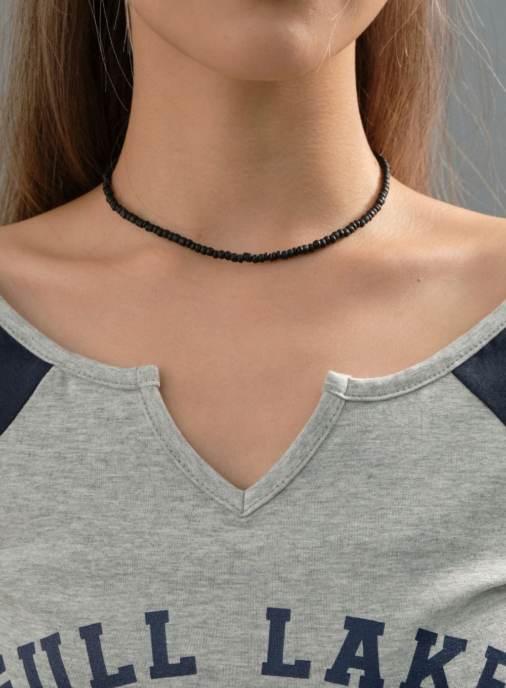 Wooden Beaded Necklace CJ22