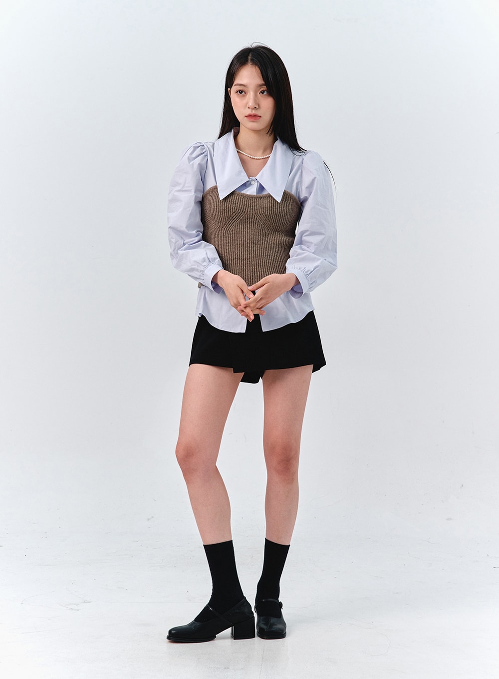 Knit Sleeveless Top OO316