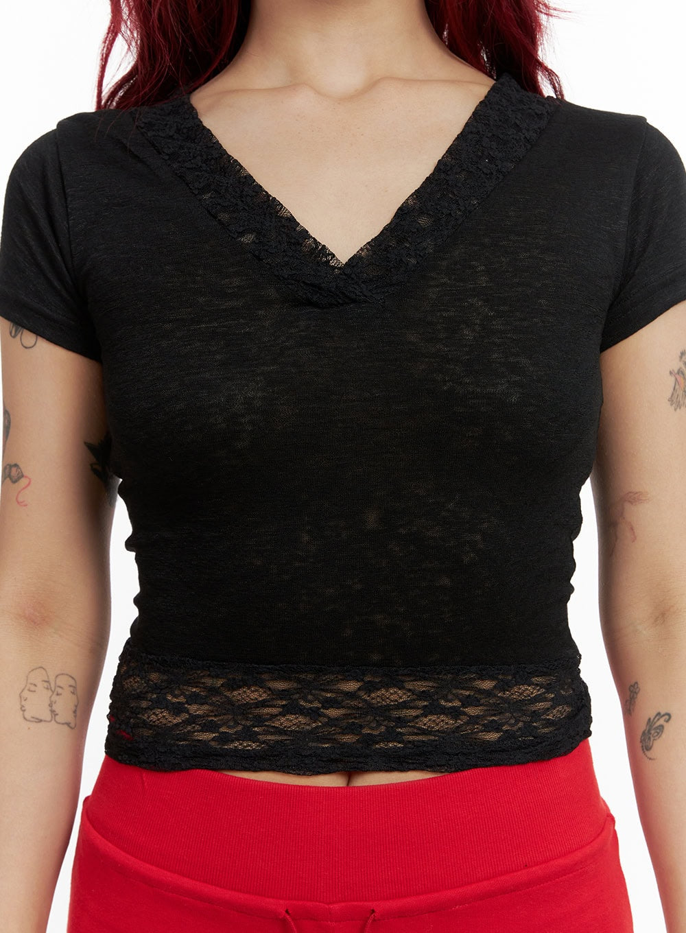 Lace Crop Top CY430