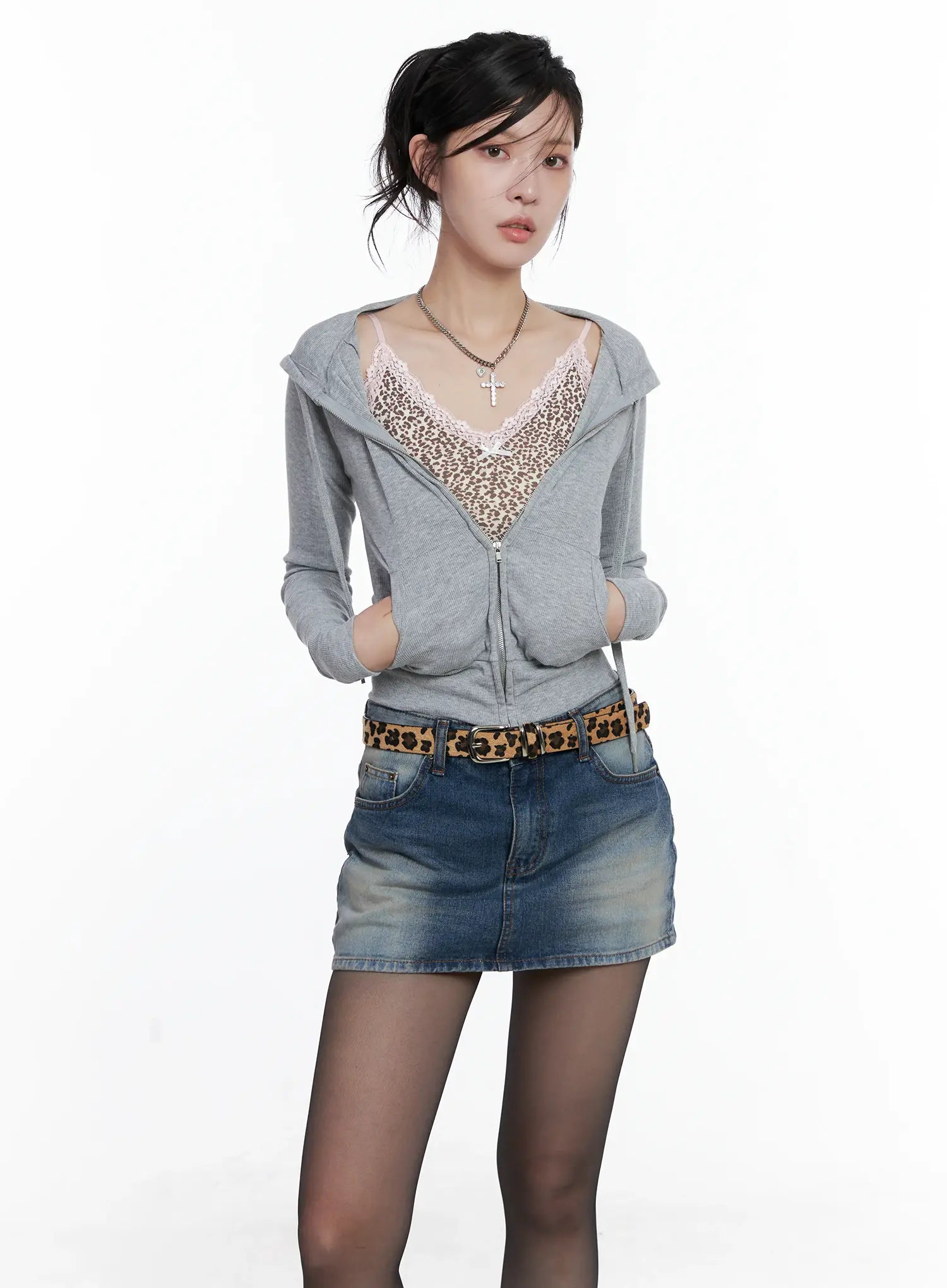 Slim Fit Zip-Up Hoodie CS510