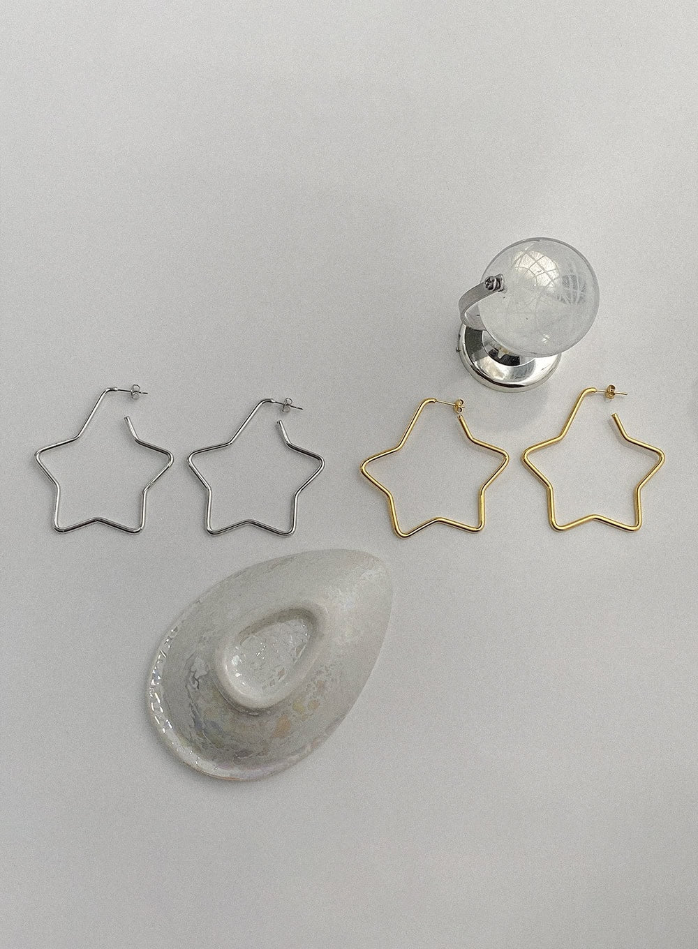 Orbit Big Star Earrings IA517