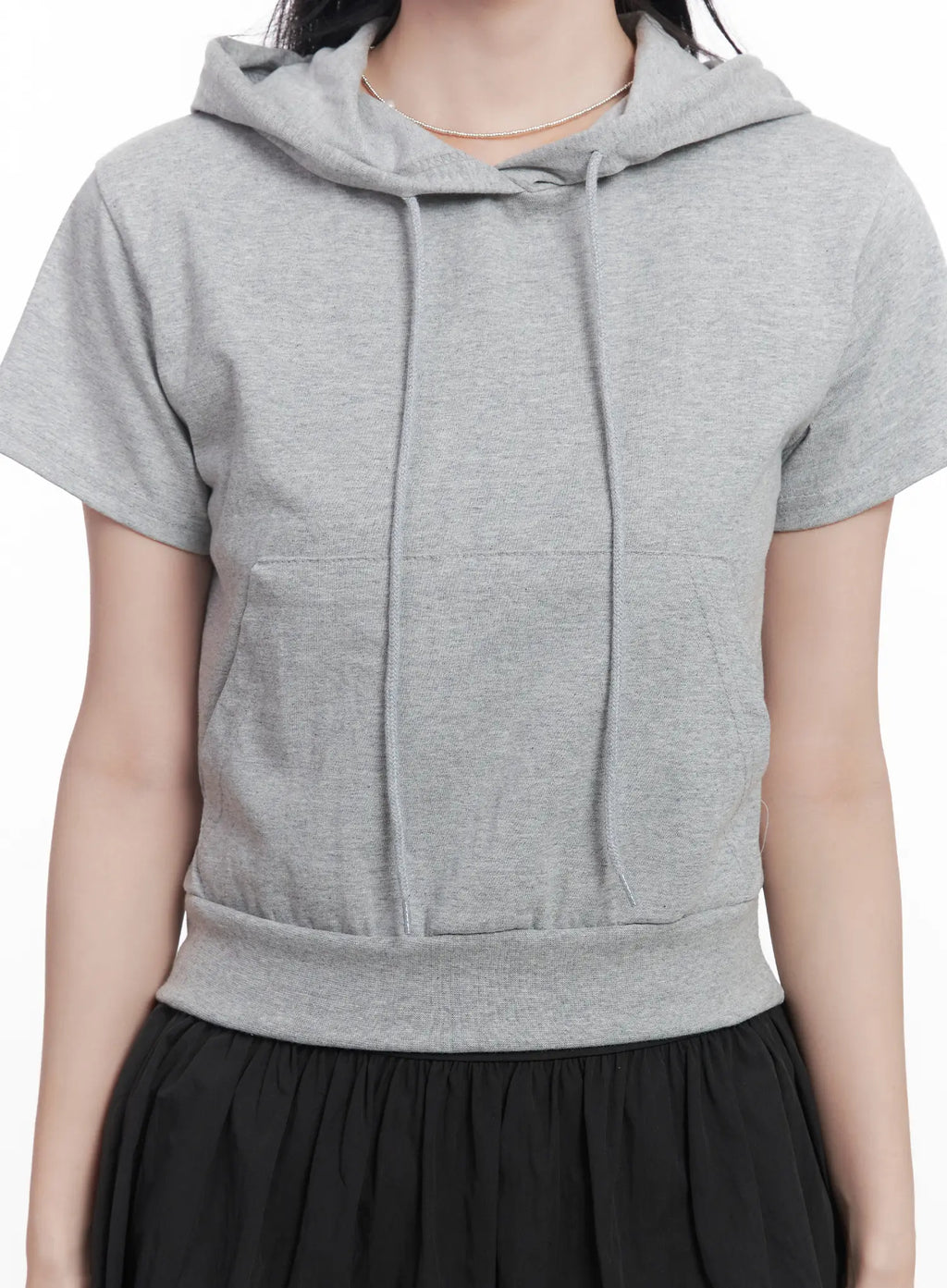 Slim-Fit Short-Sleeve Hoodie CU525