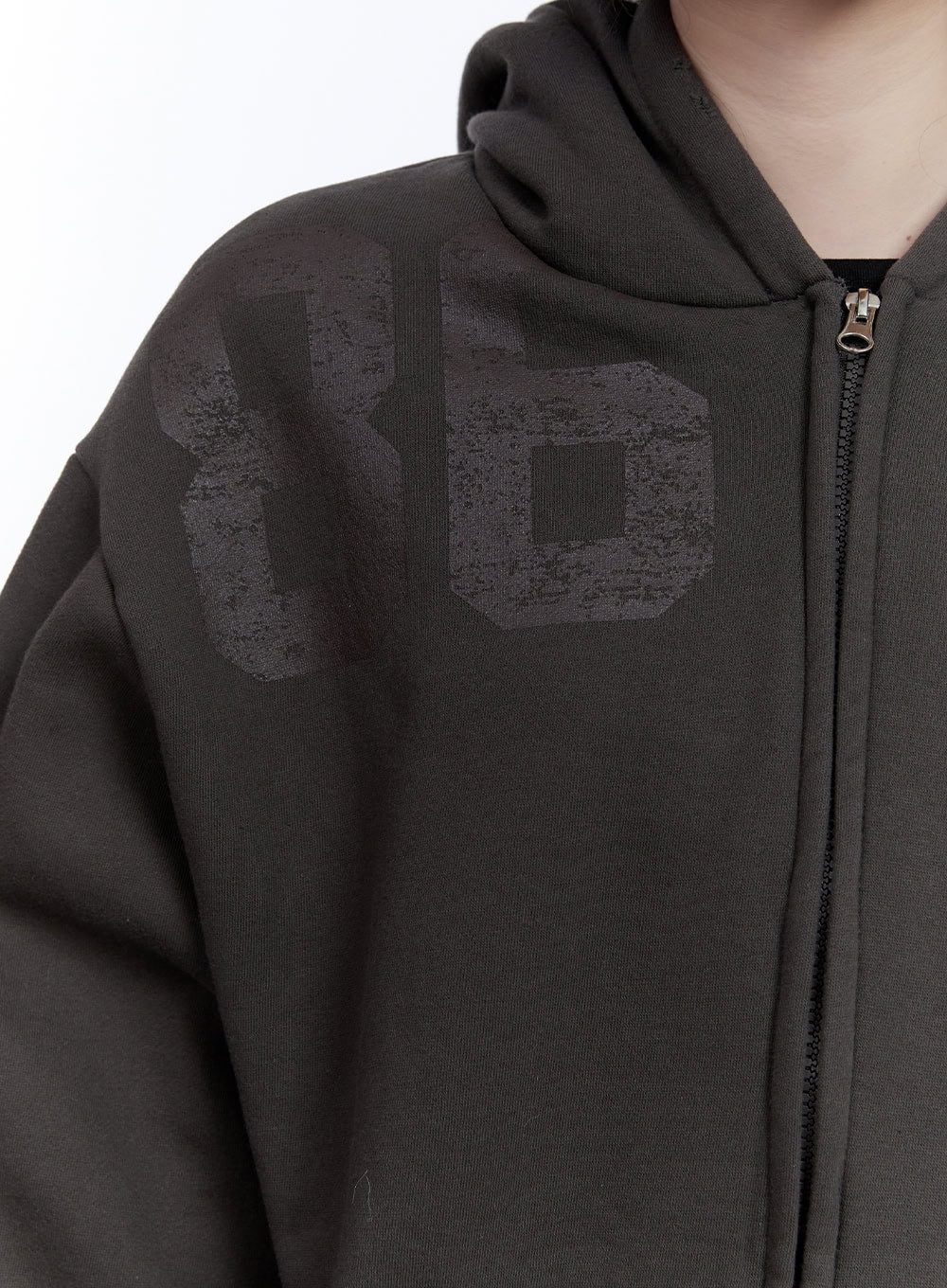 Graphic Oversized Hooded Sweatshirt CD419