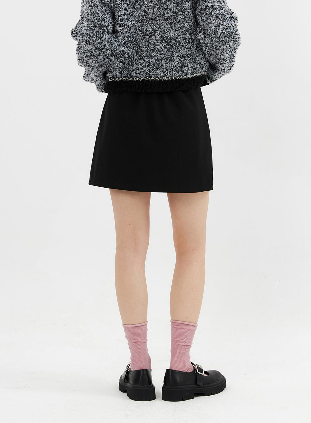 Wool Blend Mini Skirt OO305