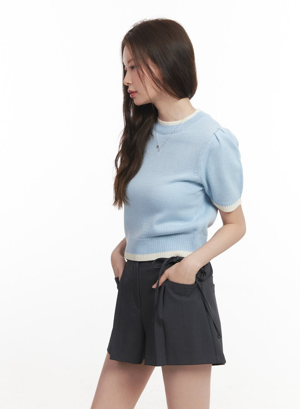 Cozy Half-Sleeve Sweater CA502