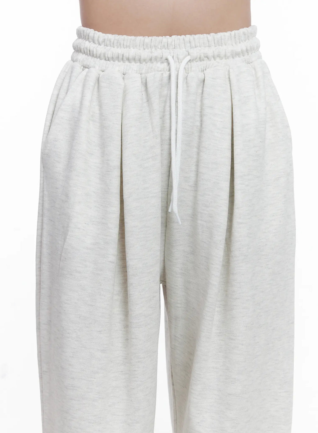 Elastic Waist Pintuck Sweatpants CS523