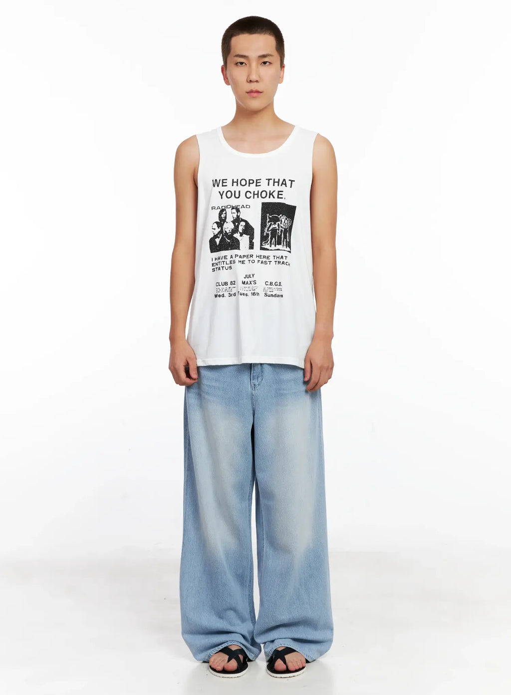 Men's Graphic Sleeveless Tee IG508