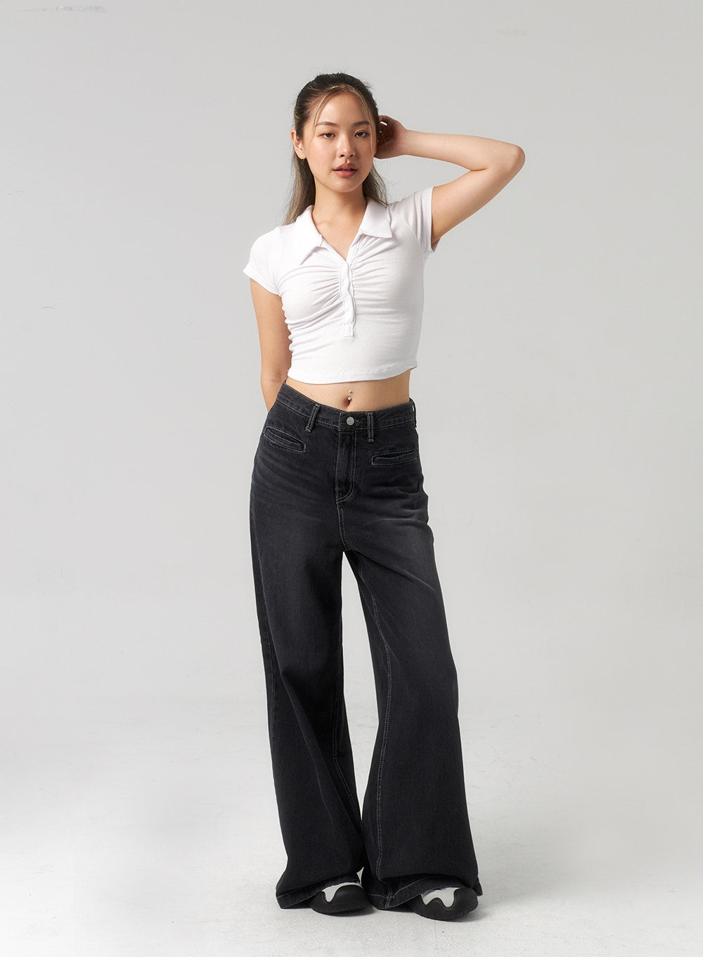 Oversized Leg Jeans CL303