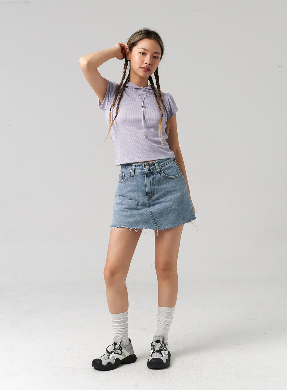 Denim Mini Skirt CL305