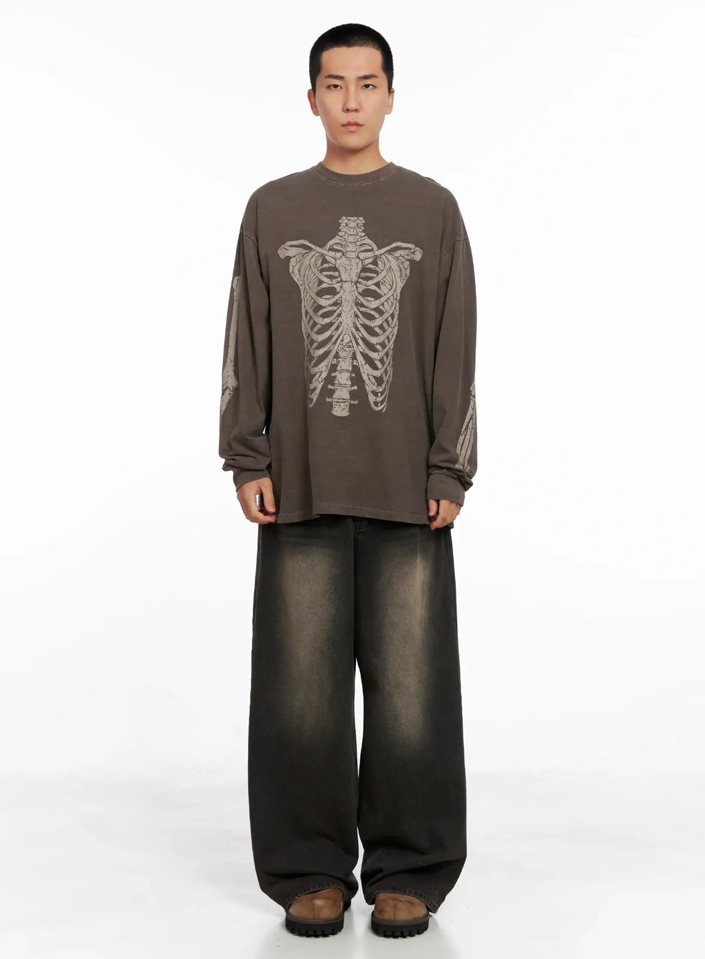 Men's Deep Washed Jeans IS502