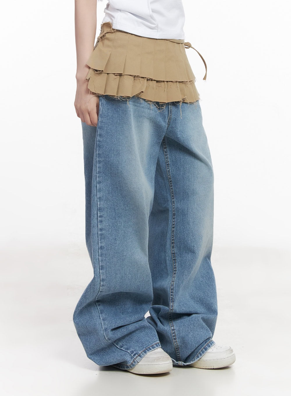 Essential Pleated Layering Skirt CY527