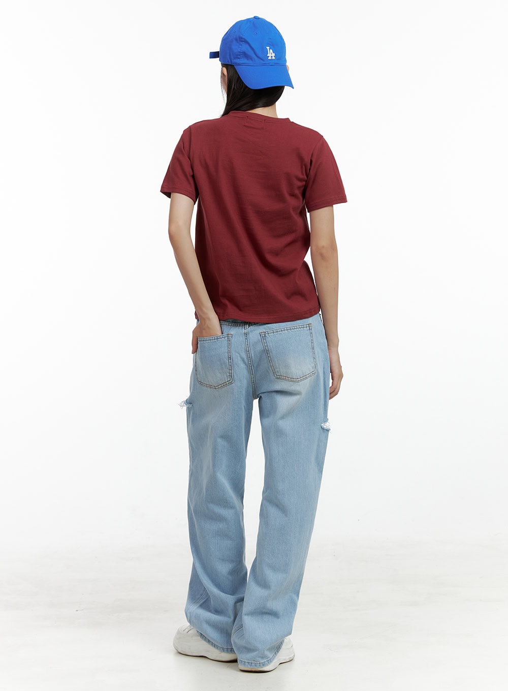 Graphic Short Sleeve Letter Top OL408