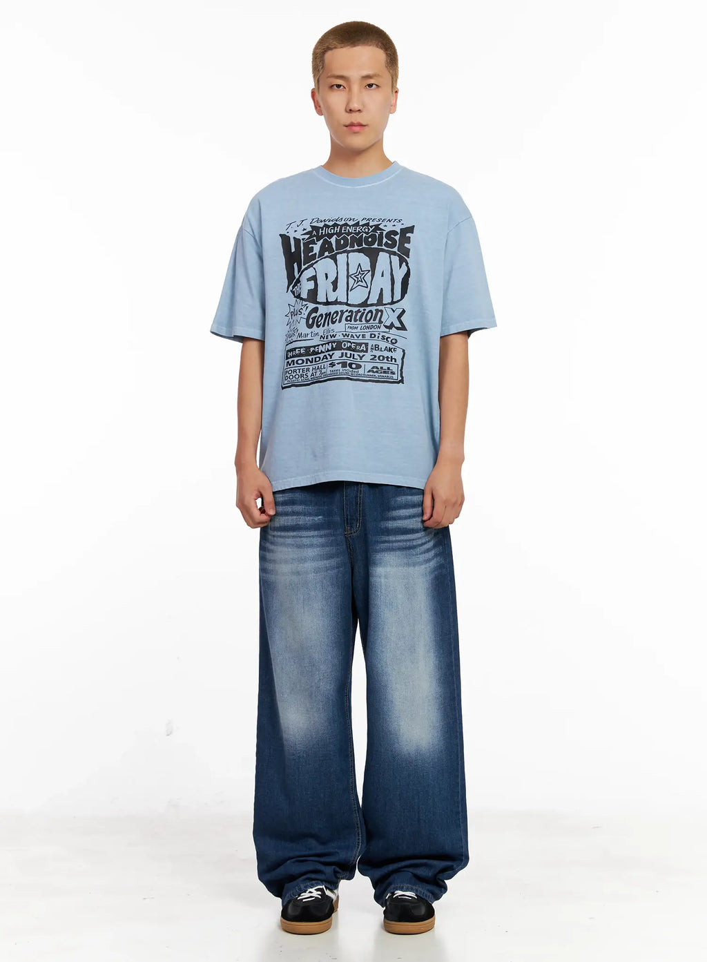 Men's Casual Graphic Tee IL518