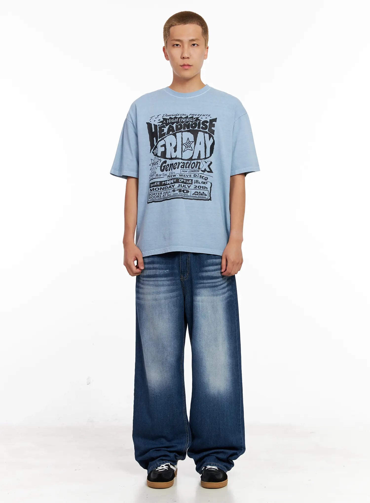 Men's Casual Graphic Tee IL518