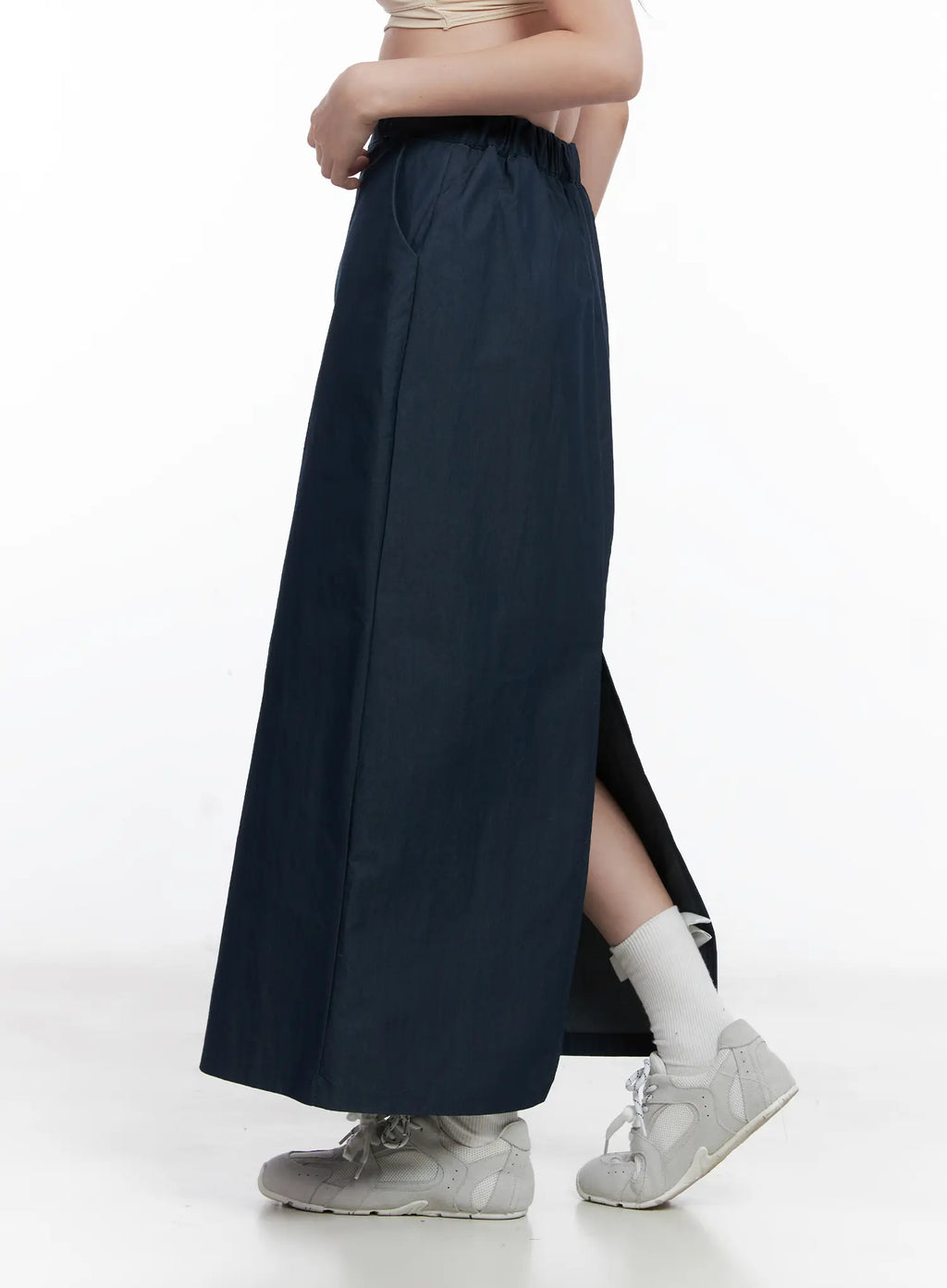 Back Slit Maxi Skirt CG521