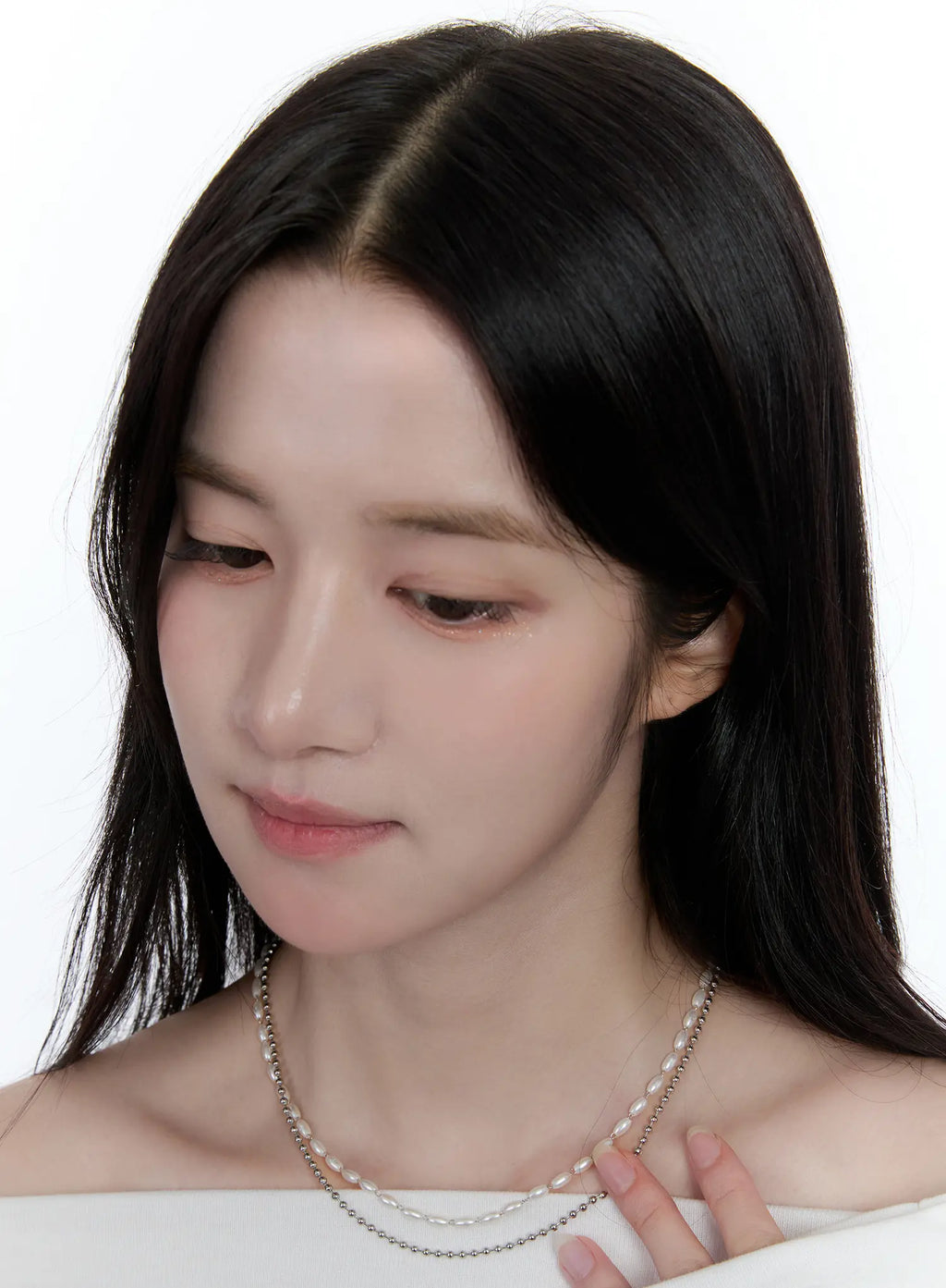 Tiny Beaded Layered Necklace CC0608