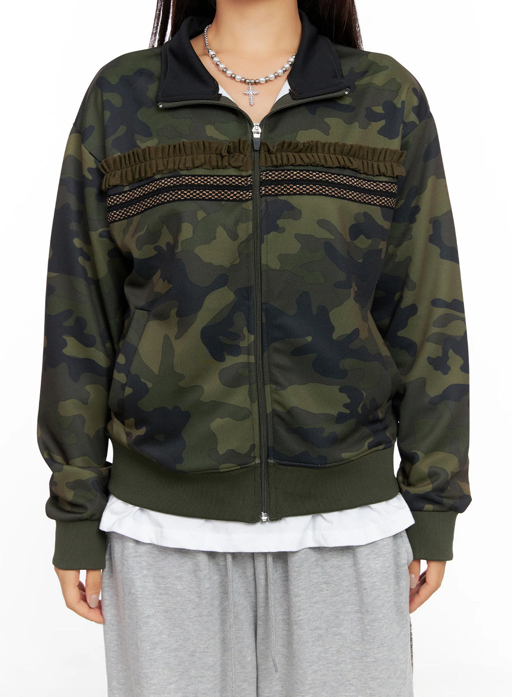 Urban Camo Zip-Up Jacket CO514
