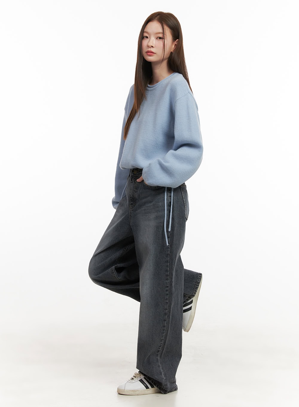 Round Neck Loose Sweater OD417