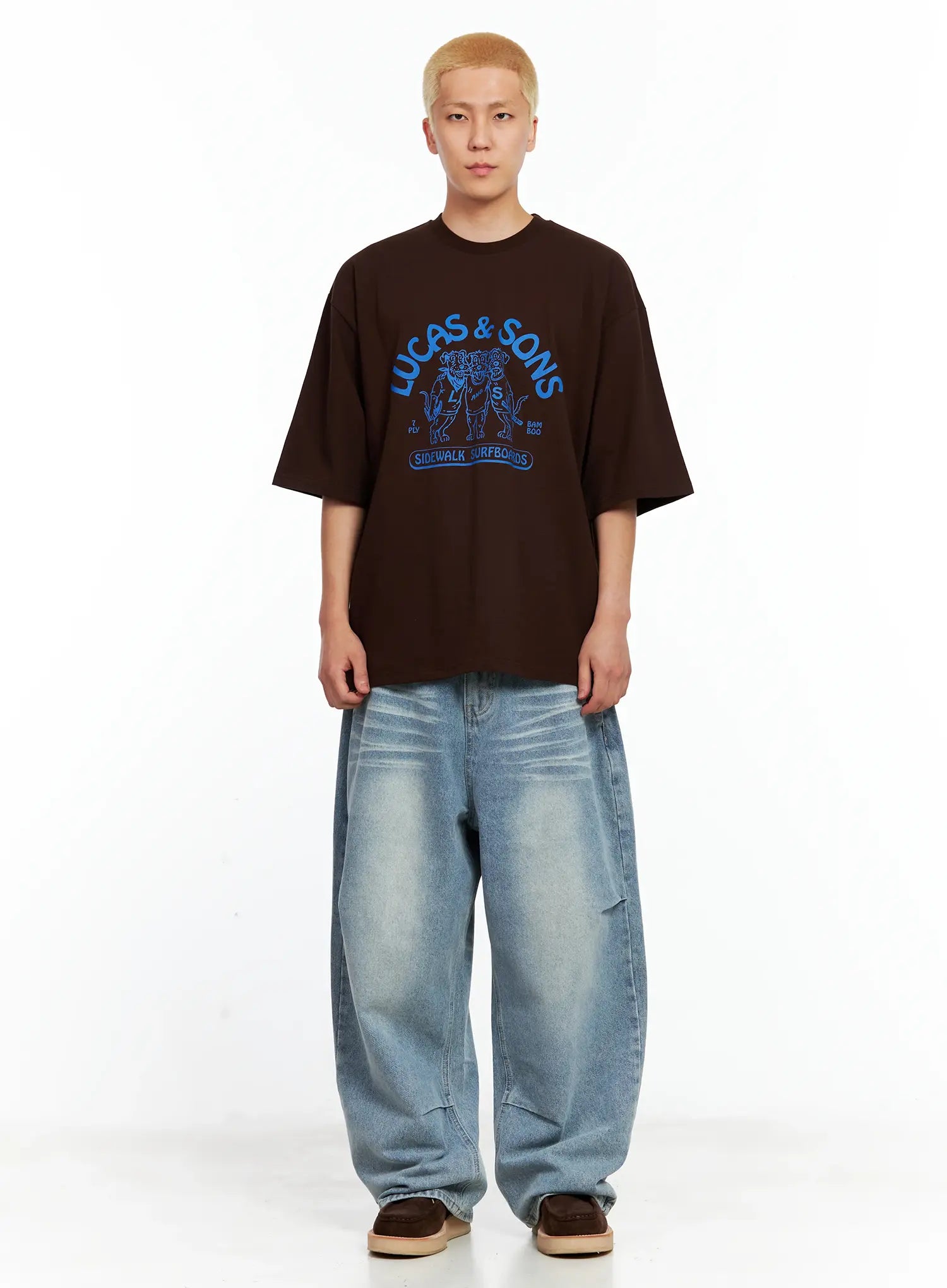 Men's Lucas Graphic Oversized Tee IL514