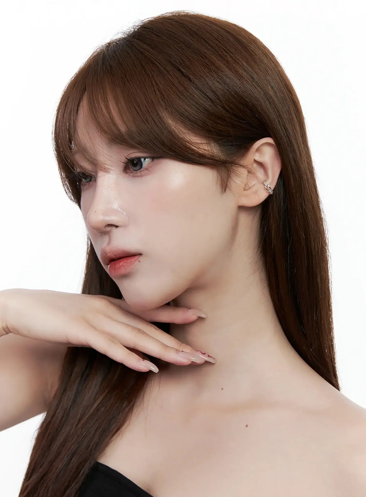 Cubic Clip-on Earcuff IG528