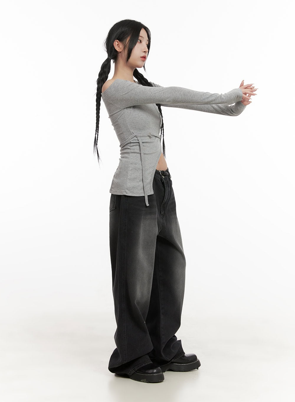 Amanda Wide Fit Denim Fashion Jeans CD409