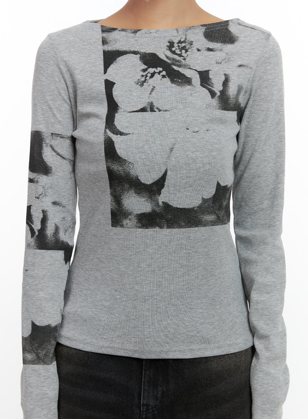 Blossom Print Long Sleeve Tee CS425