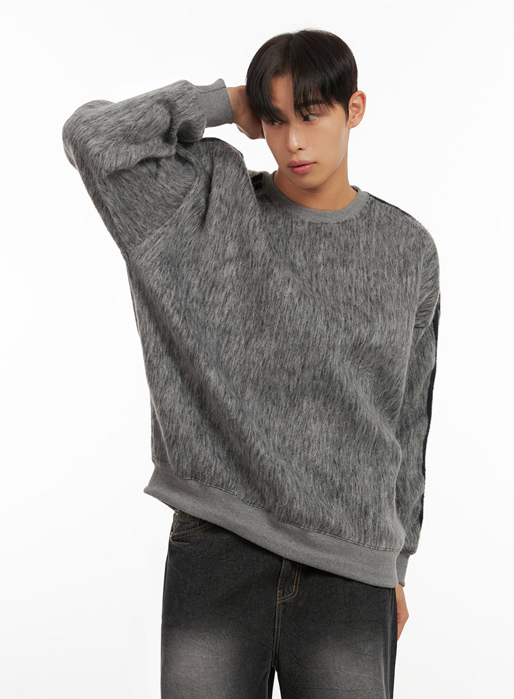 Men's Soft Wool Long Sleeve Pullover ID413
