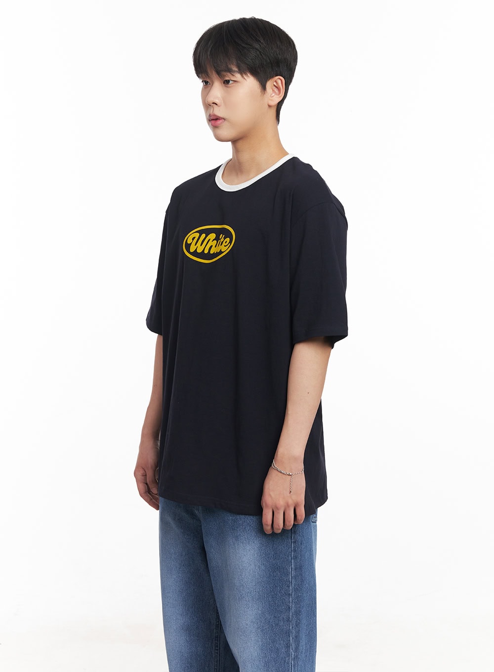 Men's Three-Tone Graphic T-Shirt IA529