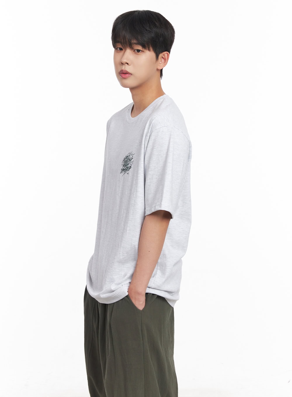 Men's Graffiti Print T-Shirt IY520