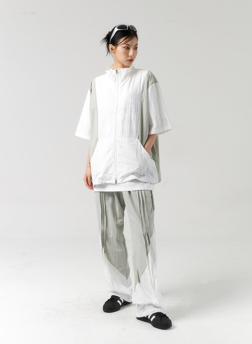 Two Color Track Pants Unisex CU320