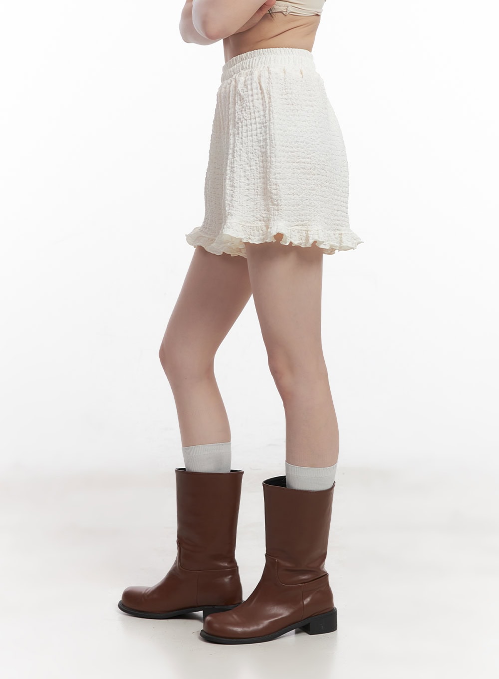 Frill Loose-Fit Shorts CU505