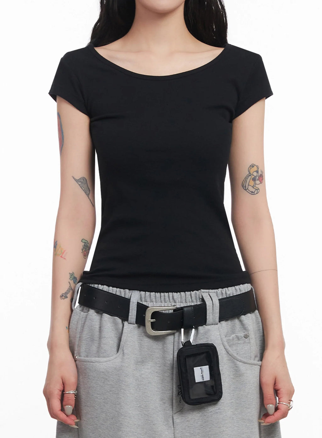 Cap-Sleeve T-Shirt IC503