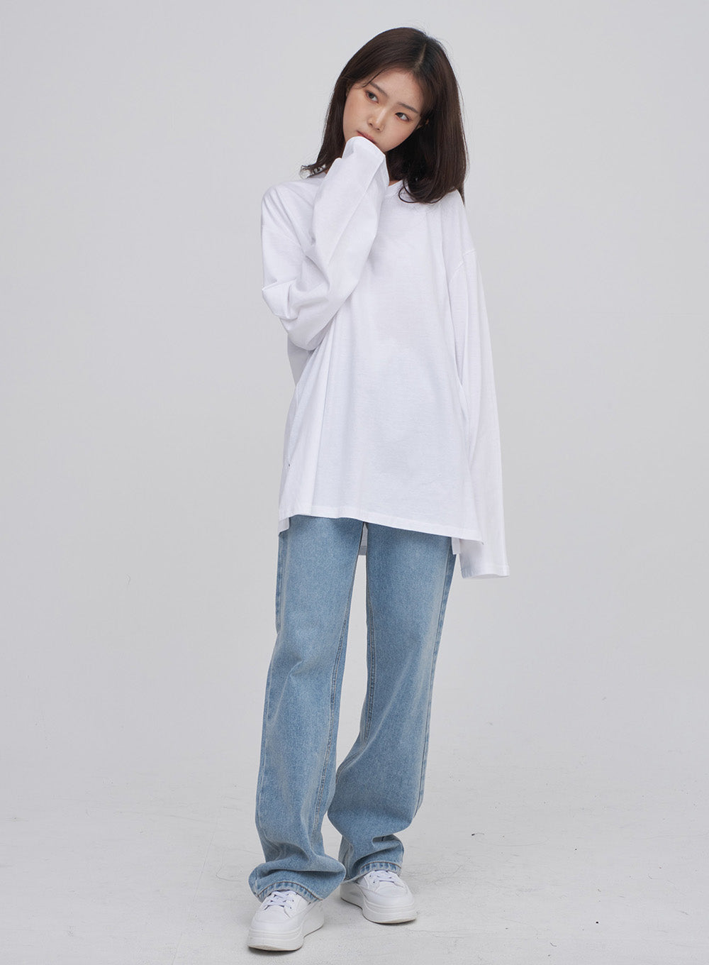 Side Slit Layered Basic T