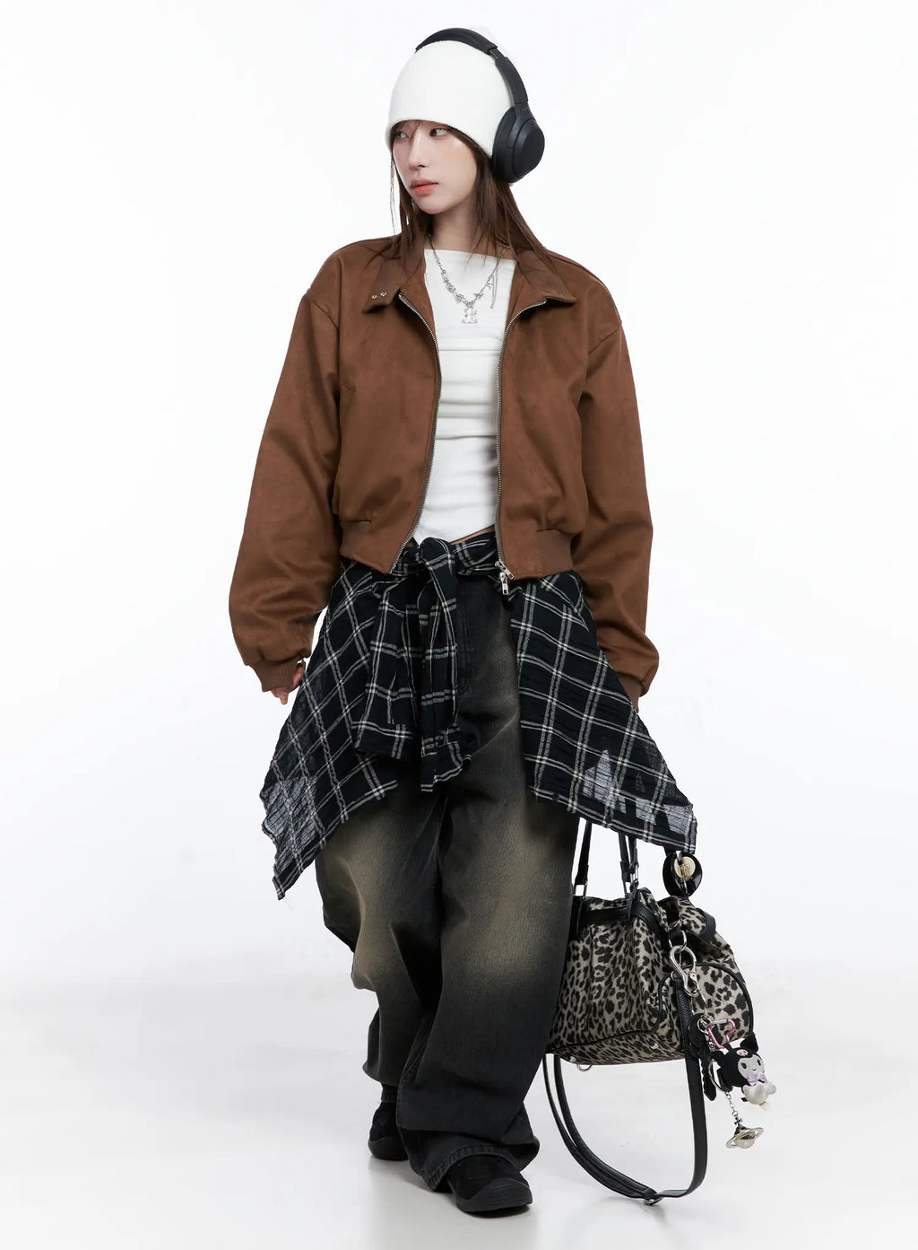 Vicky Suede Two-Way Jumper Jacket CG529