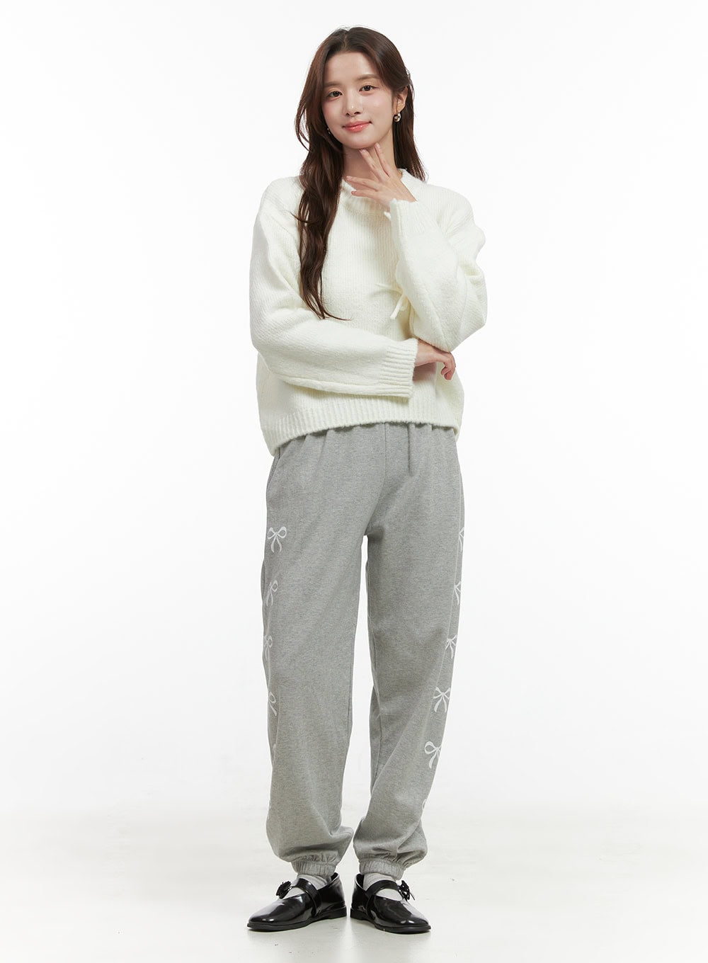Cozy Ribbon Sweatpants OO421