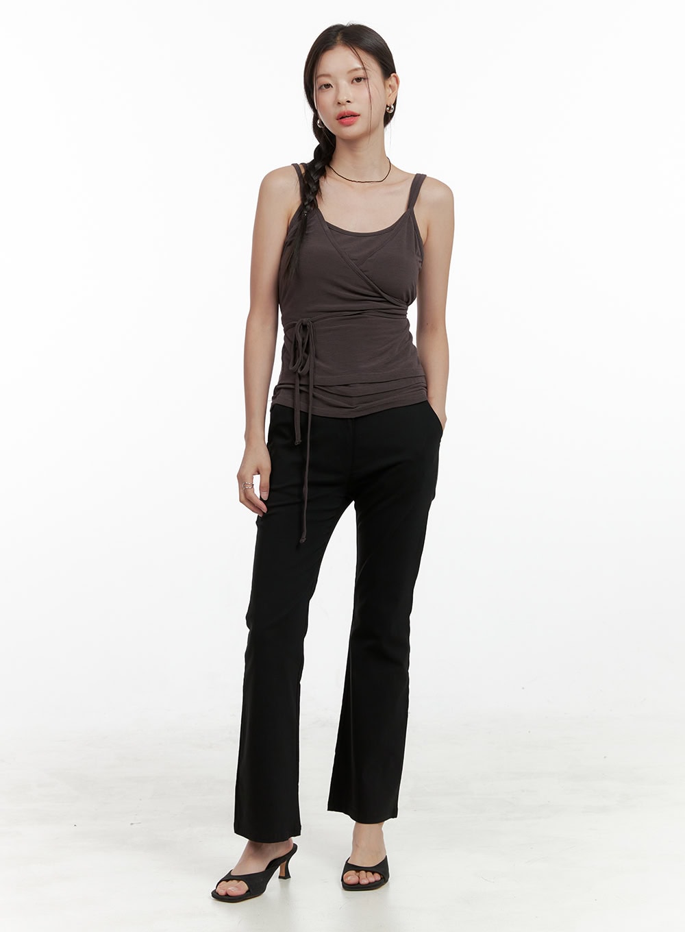 Slim Bootcut Basic Pants OL411