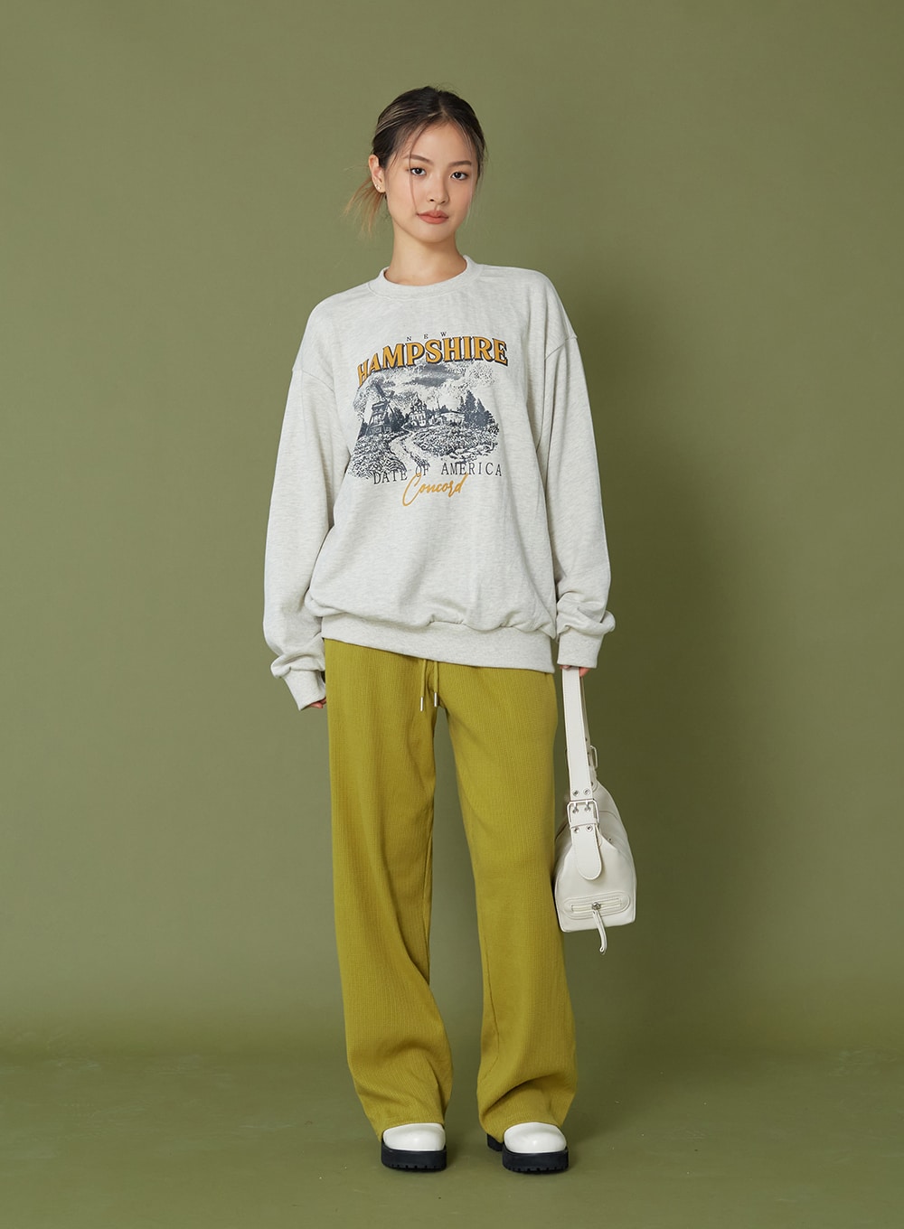 Printing Loose Fit Sweatshirt CG12